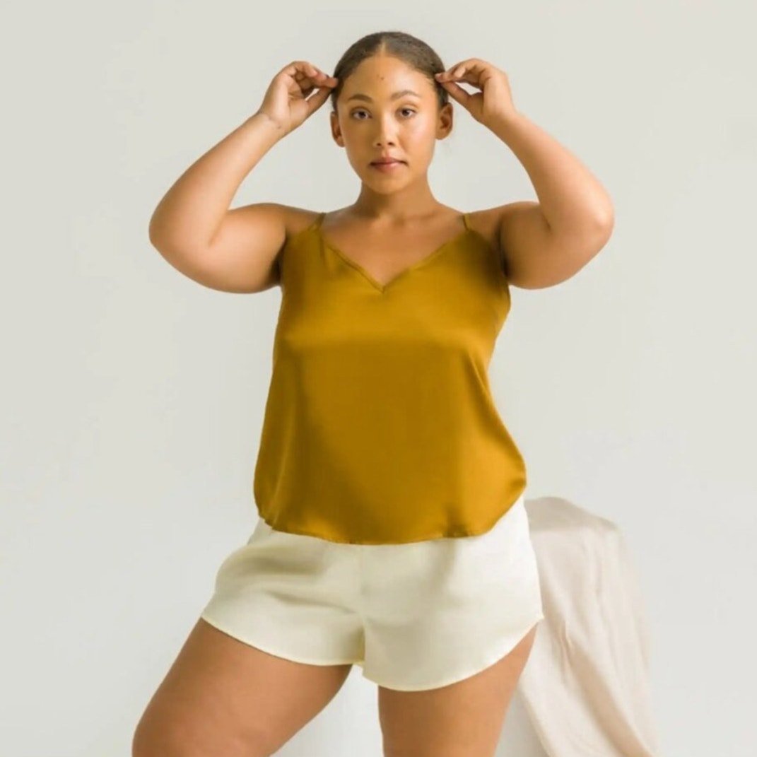 ettitude Bamboo Camisole Pajama Top in Bronze Size XXL NWT
