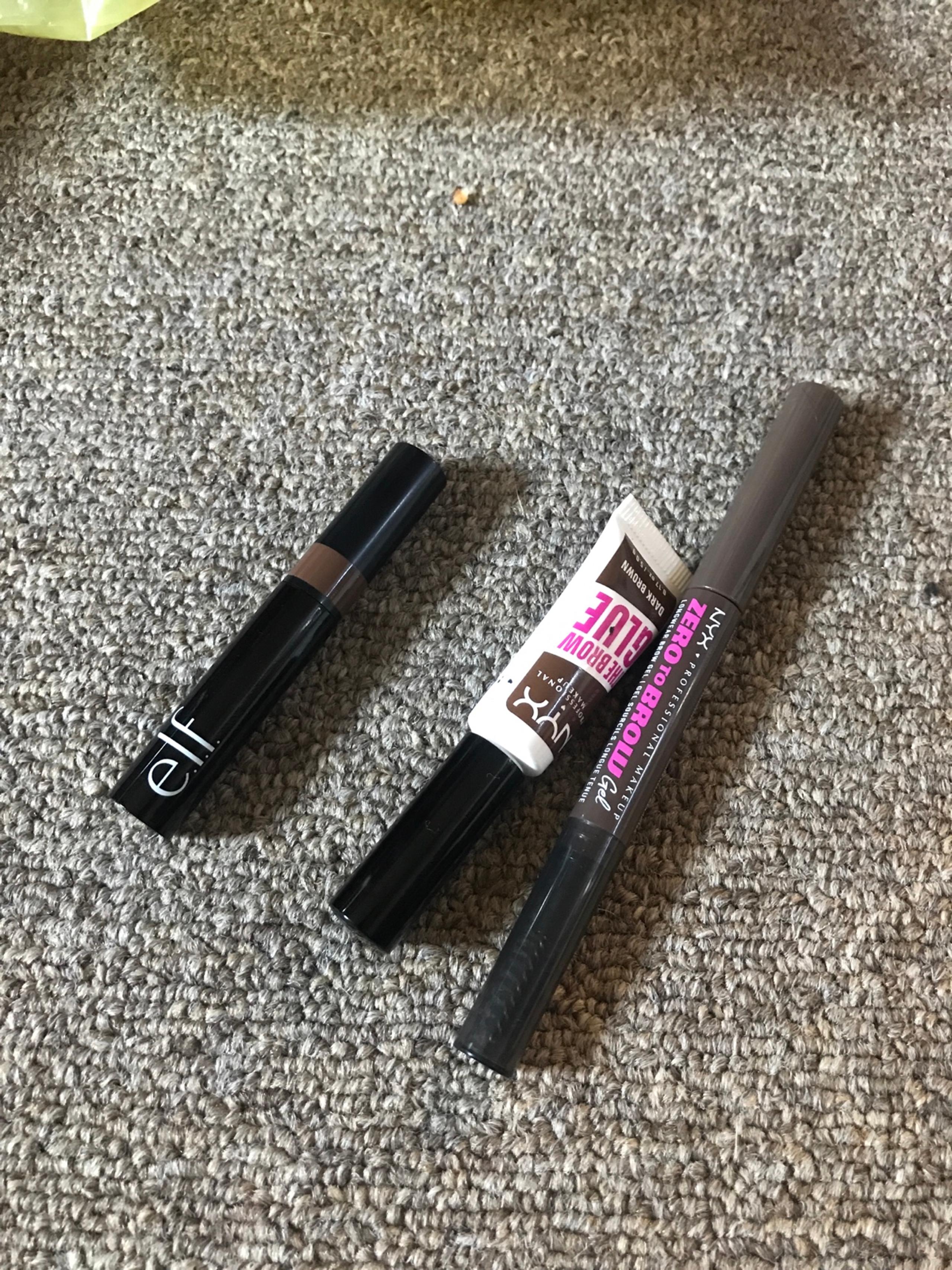 Dark brown brow gel bundle