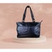 Authentic Vintage Coach Gallery ew blue leather Tote Bag Length 12 In, H 8.5 In
