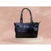 Authentic Vintage Coach Gallery ew blue leather Tote Bag Length 12 In, H 8.5 In