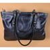 Authentic Vintage Coach Gallery ew blue leather Tote Bag Length 12 In, H 8.5 In