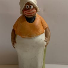 Antique RACHEL German Nodder Knotter Bisque Germany '20's Hertwig GASOLINE ALLEY