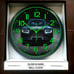 Rolls-Royce Music Studio Office Lounge Shop Glow In The Dark Wall Clock New!