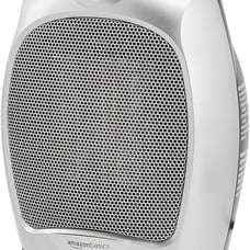 Amazon Basics 1500W Oscillating Ceramic Heater with Adjustable Thermostat Silver