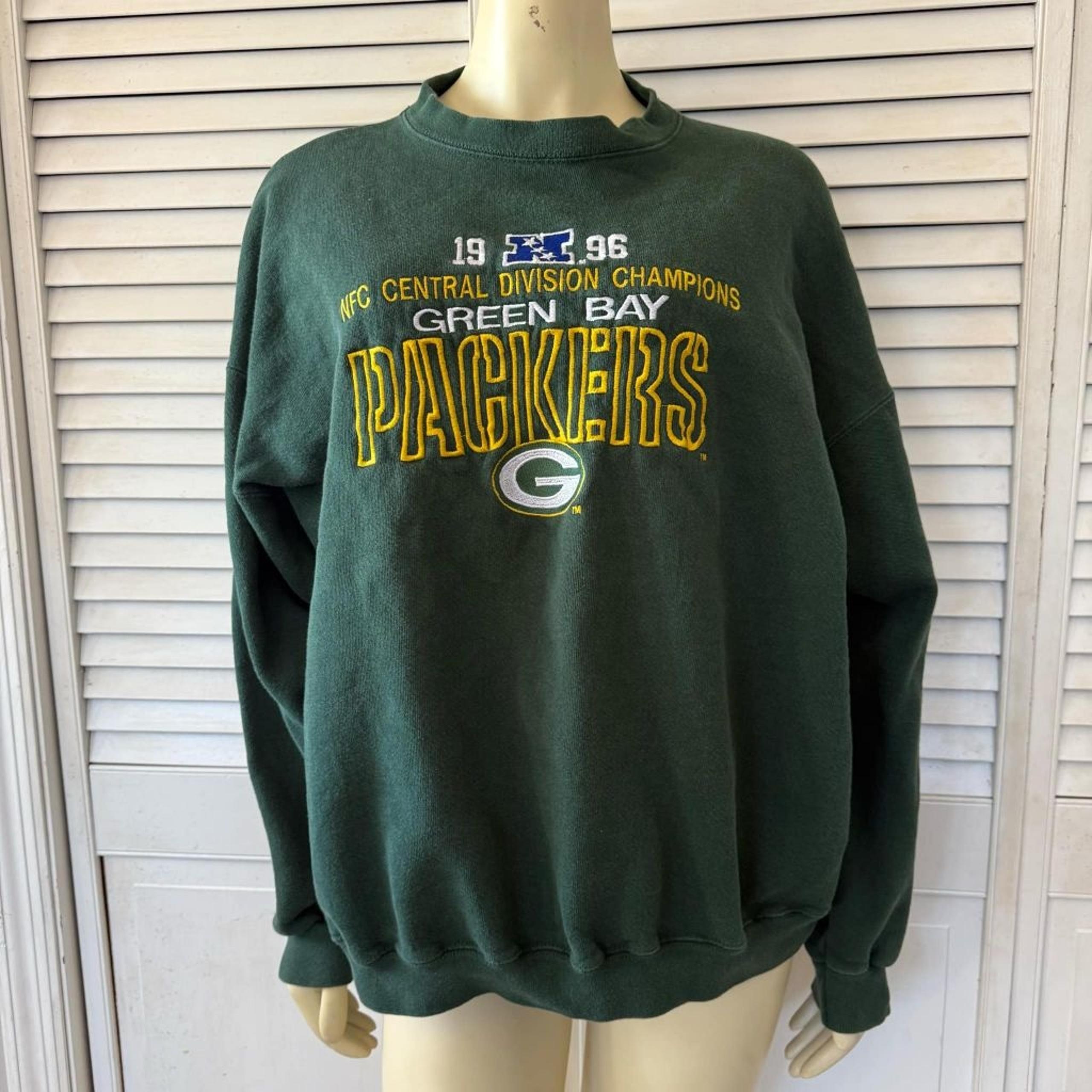 Men's Logo Athletic Green Bay Packers Sweatshirt XL Green