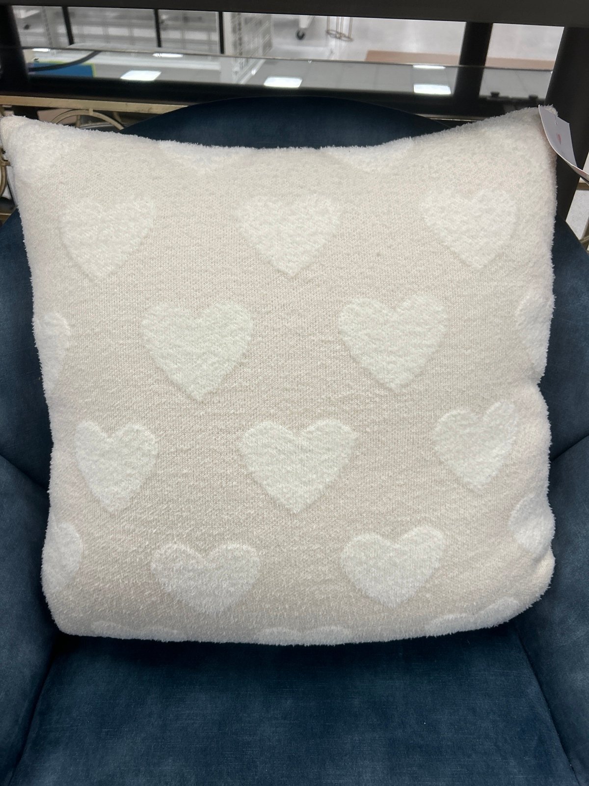 Beige, valentine, throw Pillow