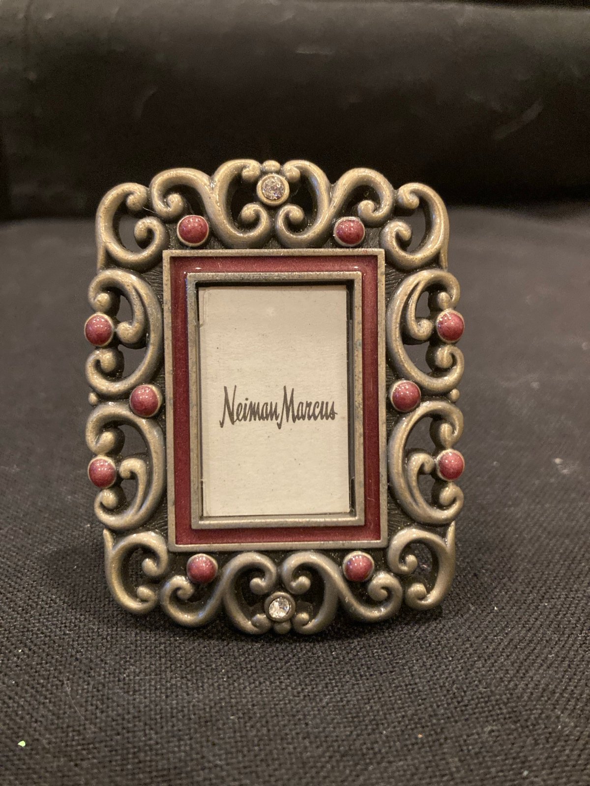 Jay Strongwater Neiman Marcus Picture Frame & Lapel Pin