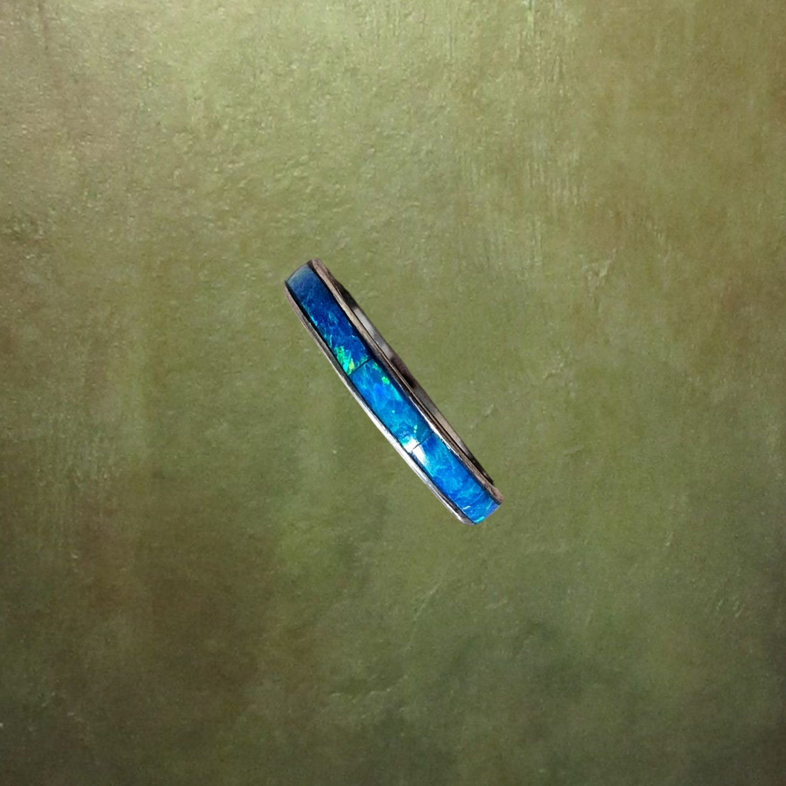 Blue opal ring