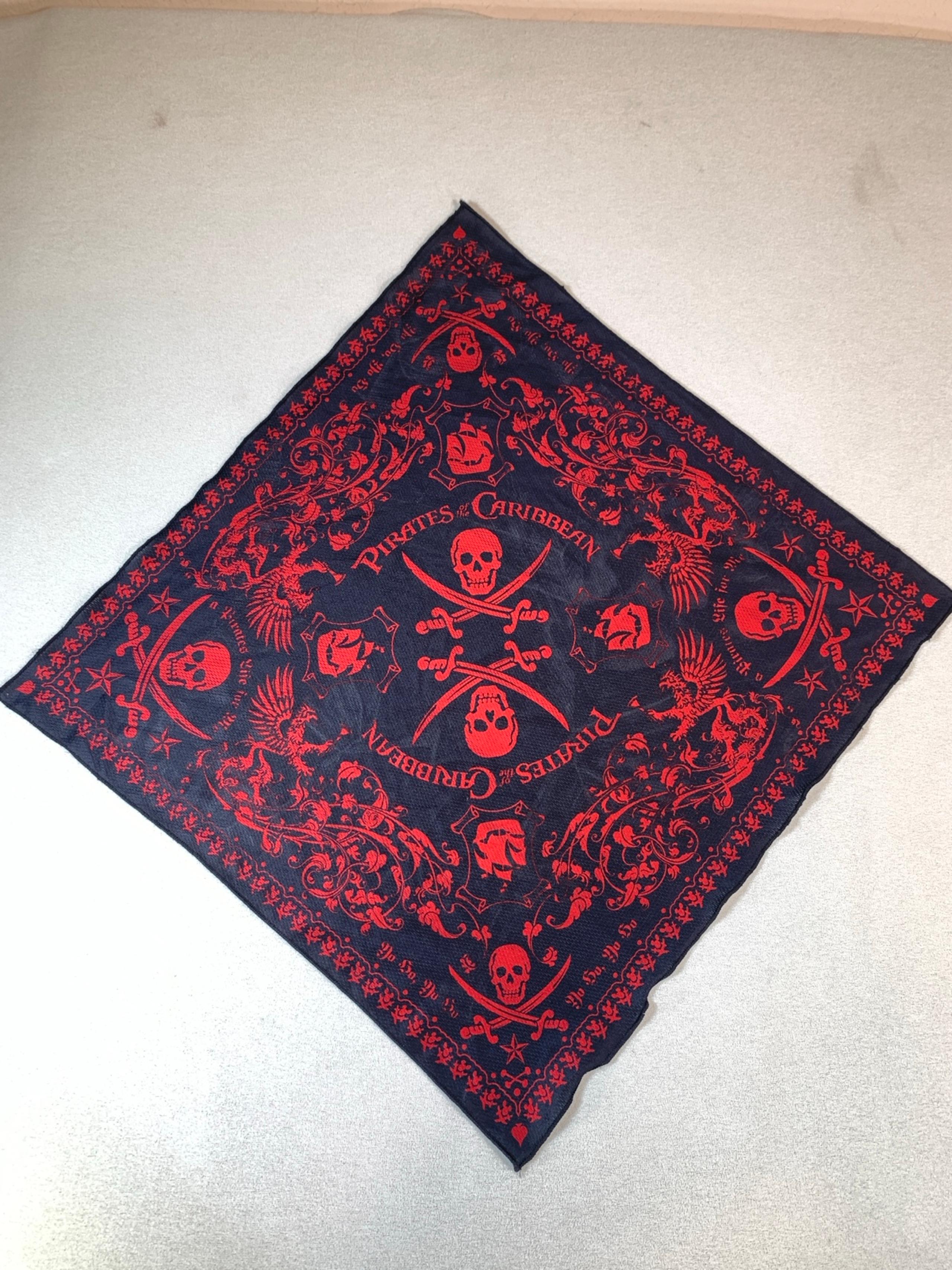 Pirates of the Caribbean Disney bandana handkerchief sparrow