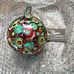 Jim Marvin Collection Winward Beautiful Multicolor Glass Holiday Ornament NWT