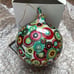 Jim Marvin Collection Winward Beautiful Multicolor Glass Holiday Ornament NWT
