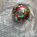 Jim Marvin Collection Winward Beautiful Multicolor Glass Holiday Ornament NWT