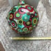 Jim Marvin Collection Winward Beautiful Multicolor Glass Holiday Ornament NWT