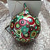 Jim Marvin Collection Winward Beautiful Multicolor Glass Holiday Ornament NWT