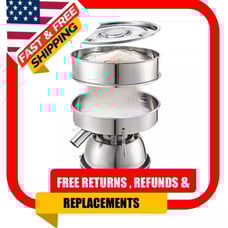 Automatic Sieve Shaker Included 40 Mesh + 60 Mesh Flour Sifter Electric Vibra...