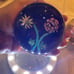 Vintage Set of 2 Paperweights Floral Designs
