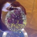 Vintage Set of 2 Paperweights Floral Designs