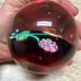 Vintage Set of 2 Paperweights Floral Designs