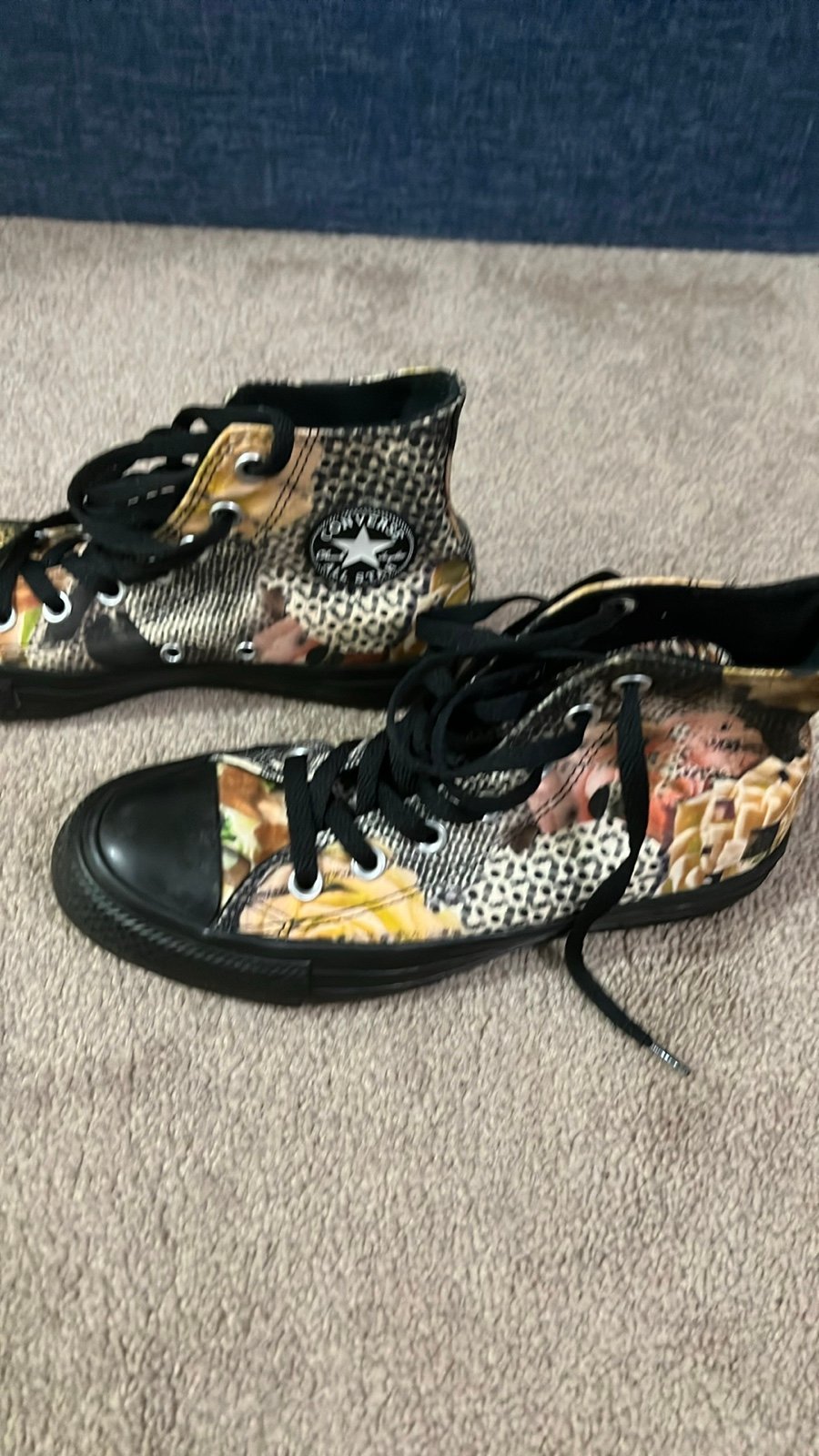 Custom Print Converse Chuck Taylor All Star high top shoes size US6 EUR36.5