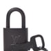 Louis Vuitton Black matte Rare lock and key