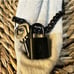 Louis Vuitton Black matte Rare lock and key