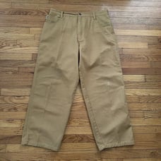 Vintage Y2K Southpole Mustard Tan Baggy Denim Jeans Size 36 Skate Grunge Jnco