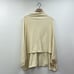 Anthropologie V-Neck Oversized Pullover Kimono Poncho Knit Sweater Cream XS/S