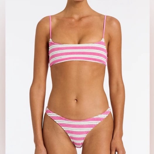 Triangl striped bikini