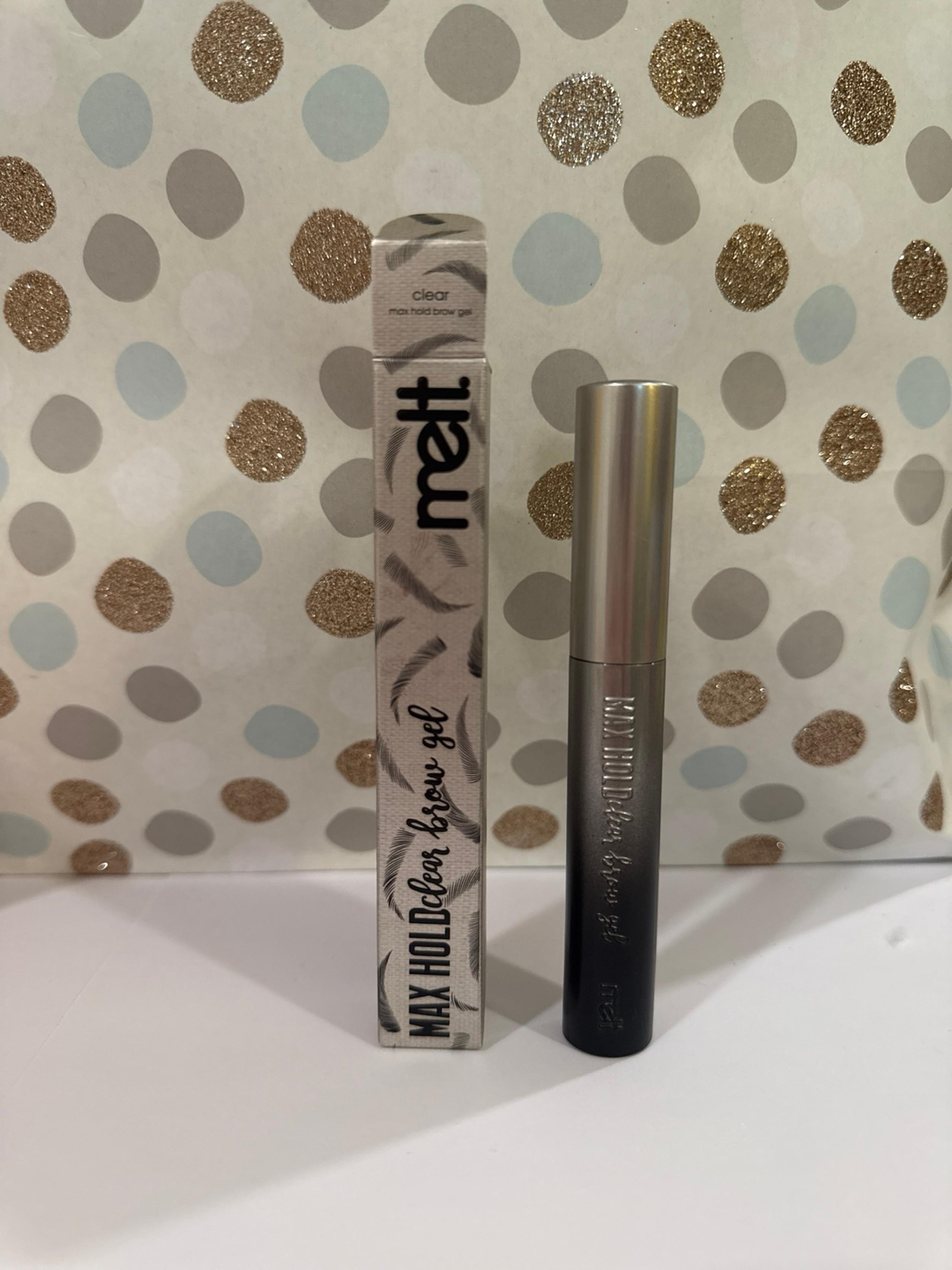 Melt cosmetics max gold clear brown gel