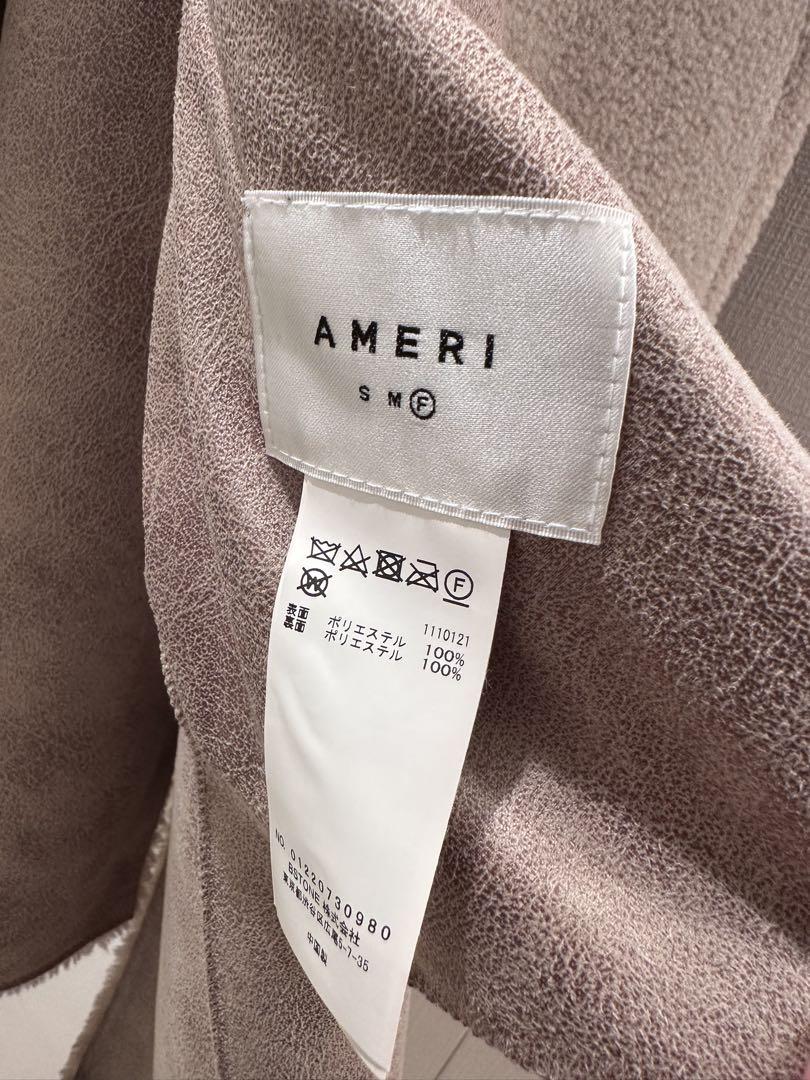 Ameri Vintage Reversible Boa Poncho Coat