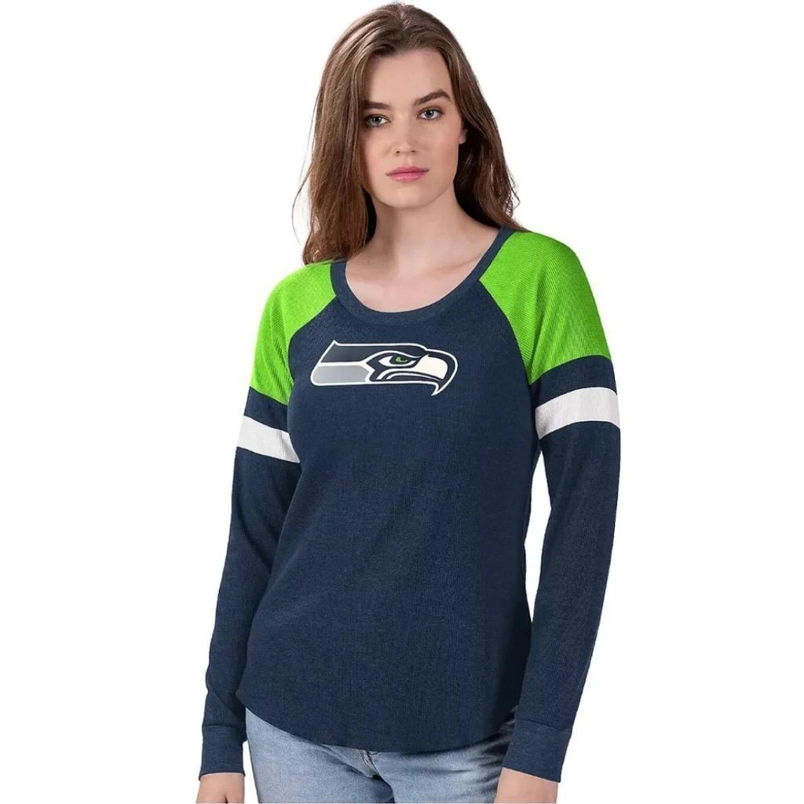 NFL Seattle Seahawks Women’s' Point Guard Long Sleeve Thermal L Large New NWT
