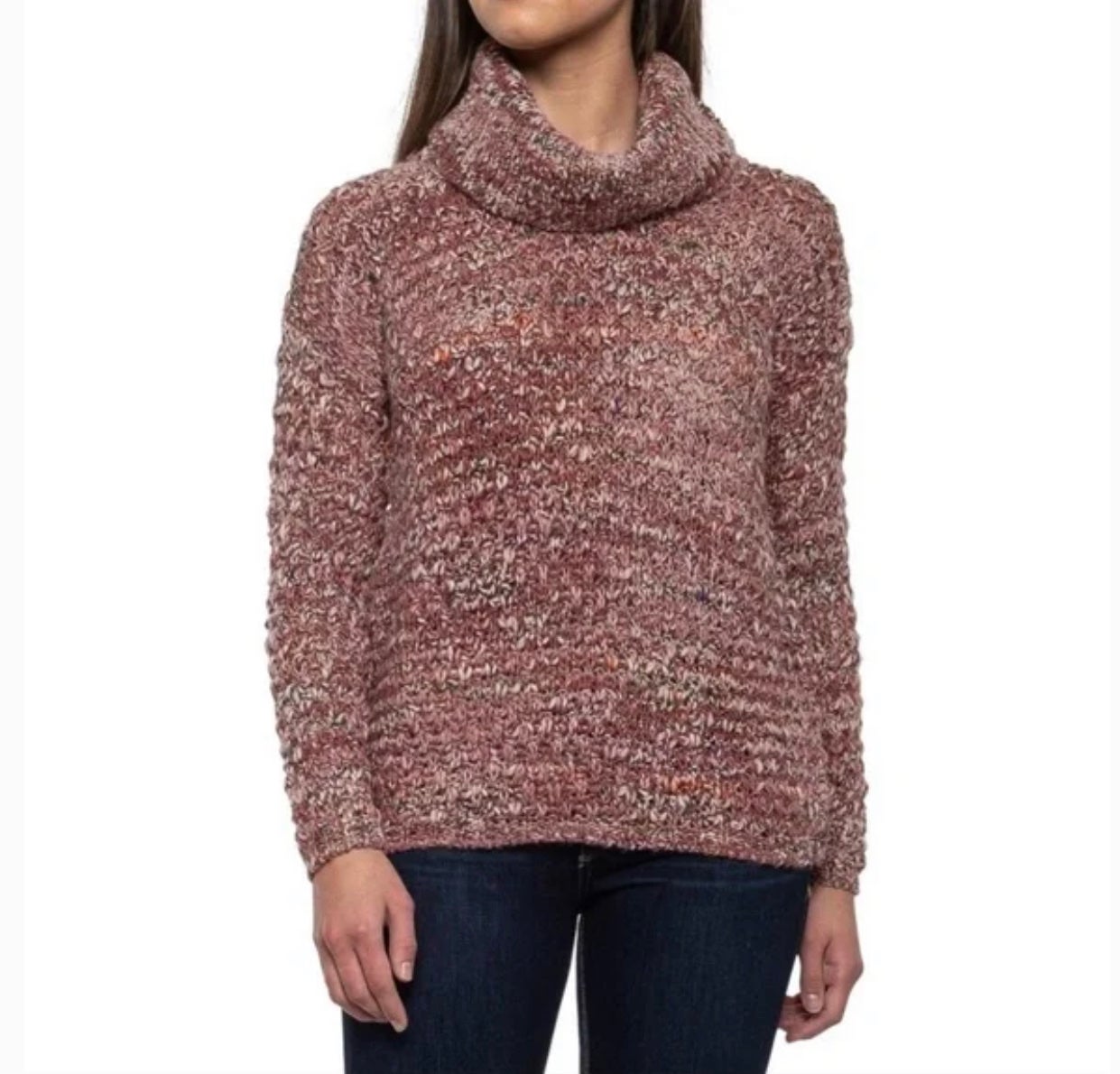 Anthropologie Elsamanda Italy Wool Blend Chunky Sweater Size L