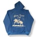 White Fox Boutique Miami Resort Club Blue Hoodie Sweatshirt