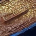 Vintage Castlecliff Hinged Cuff Bracelet, Gold tone, Rhinestones, Chunky...Chic!