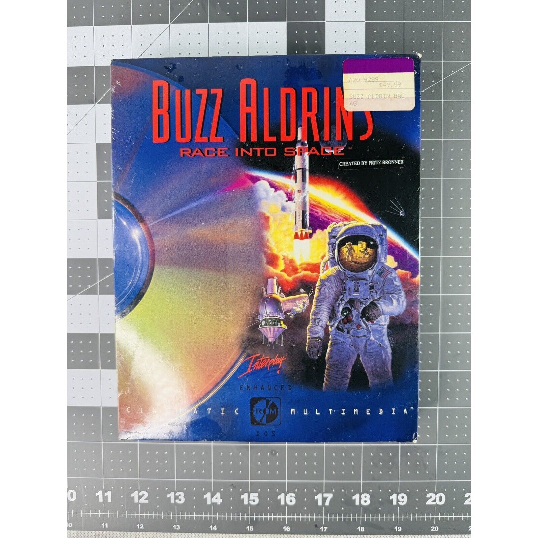 Buzz Aldrin's Race Into Space (IBM, 1992/93) NEW & SEALED