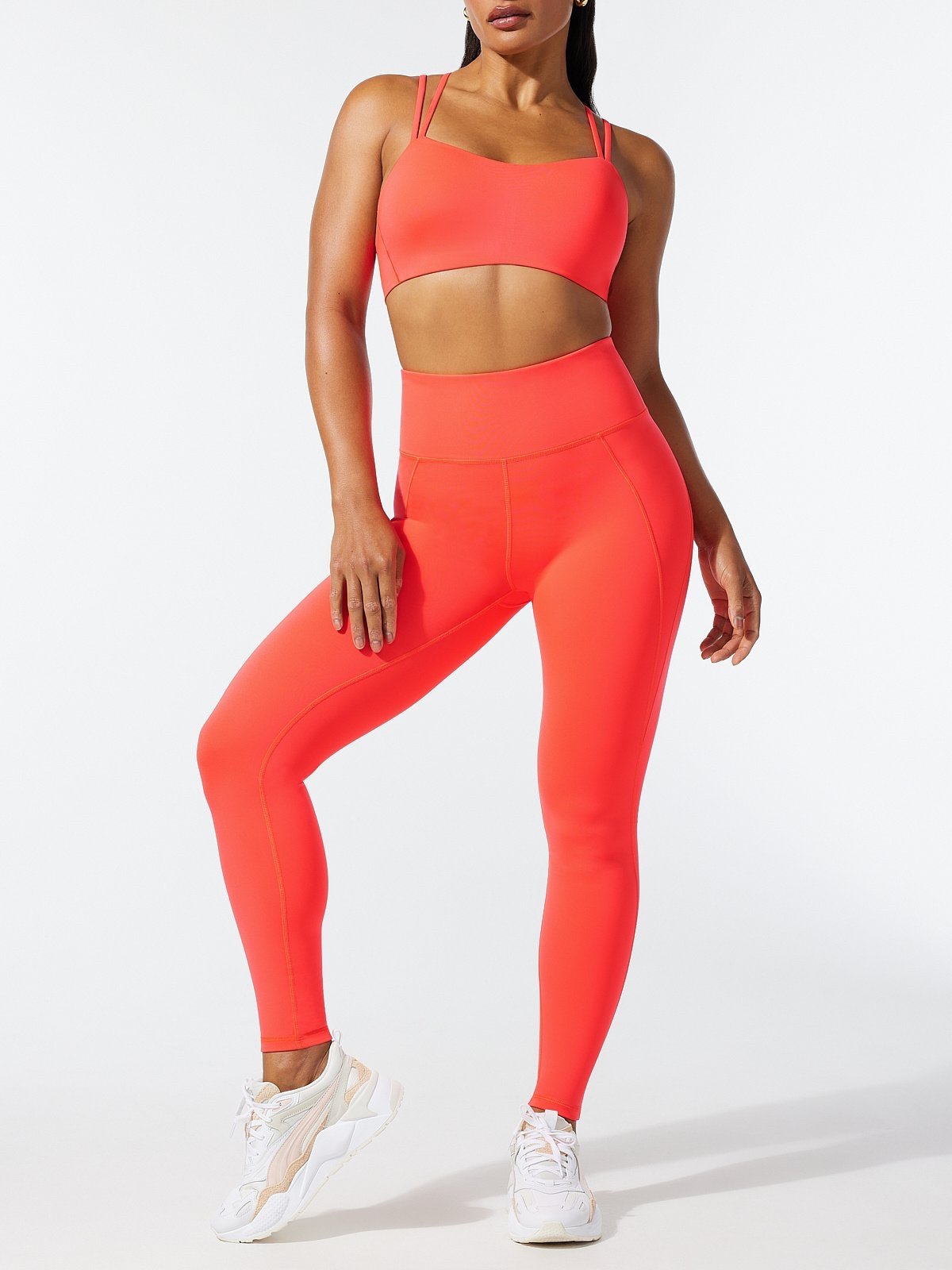 Savage X Fenty Sport Sky-Hi Logo Patch Leggings