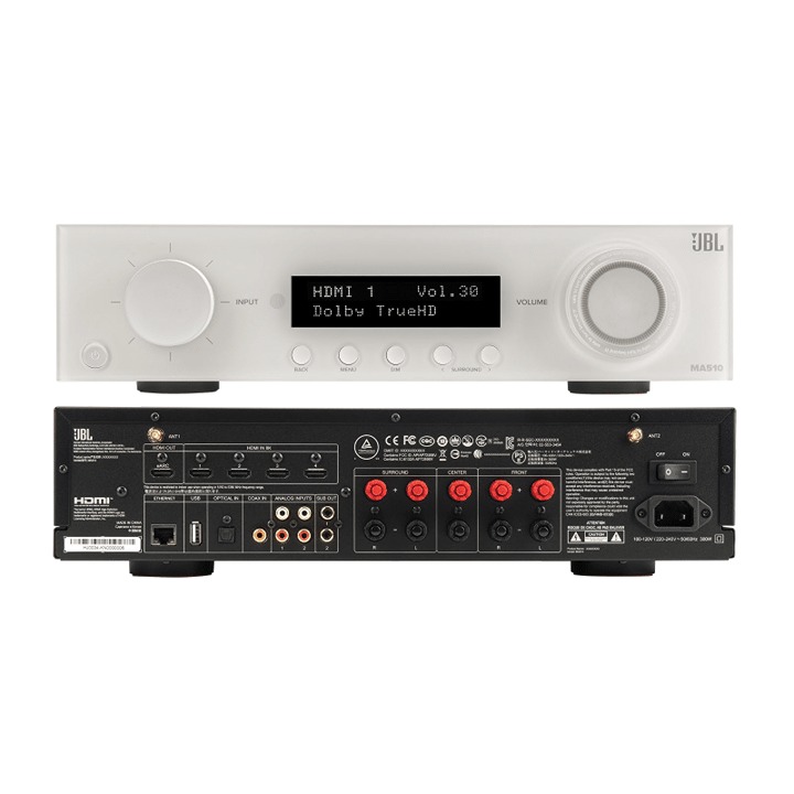 JBL - MA510: MA510 75W 5.2ch Bluetooth and WiFi Capable - White