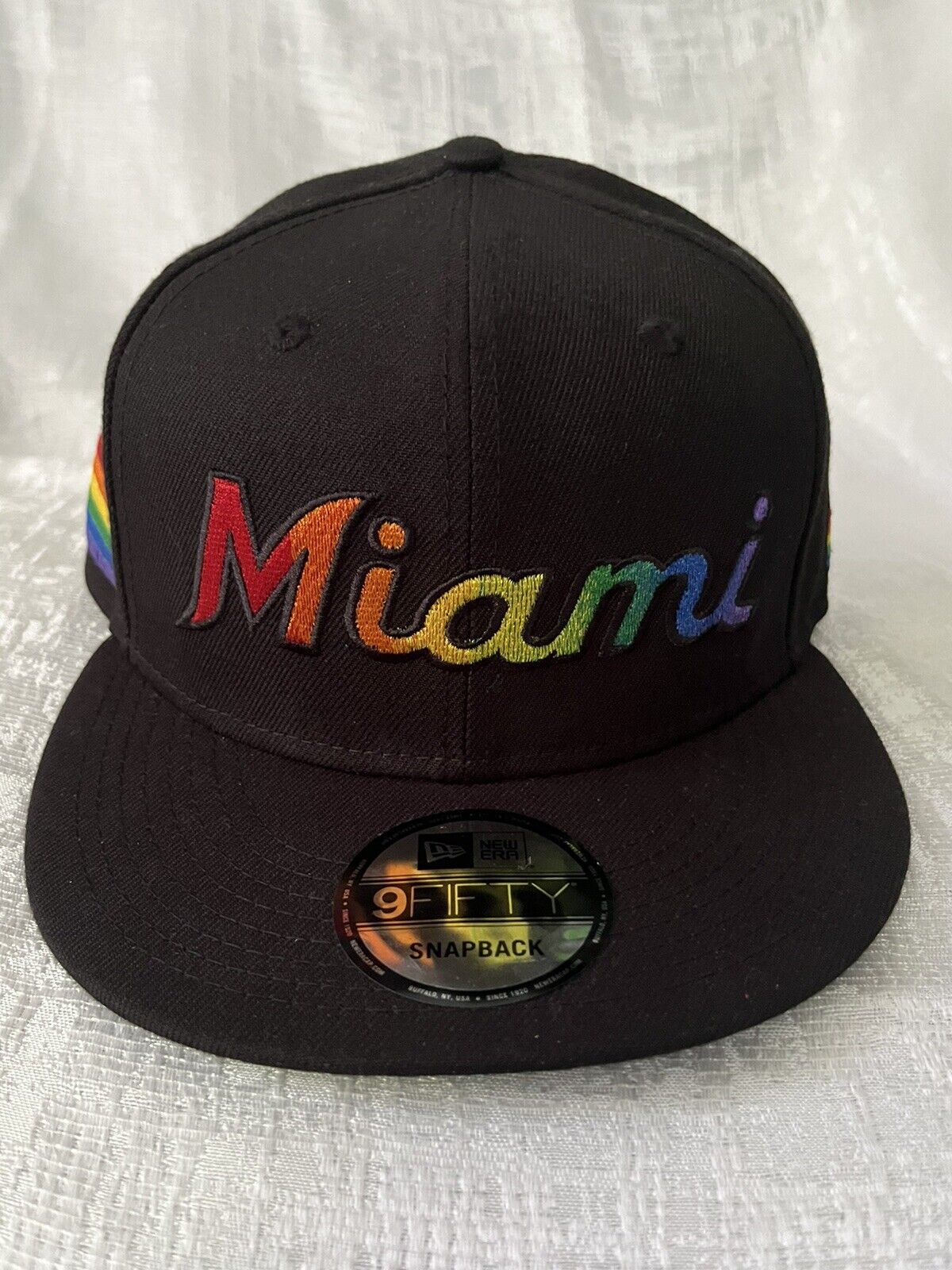 New Era Miami Marlins City Pride Month Edition 9FIFTY Snapback 950 Hat Cap NEW