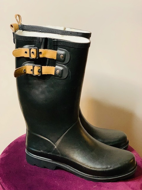 Black Rain Boots