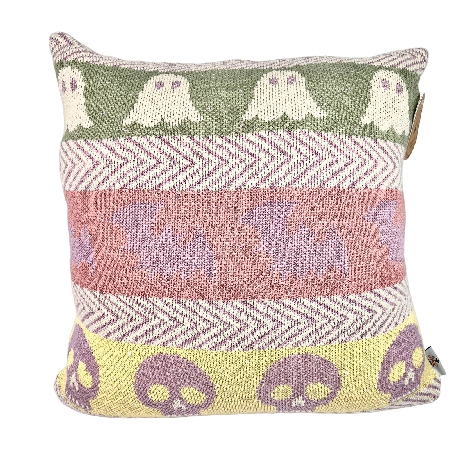 NWT Sweet Street Pastel Halloween Sweater Pillow