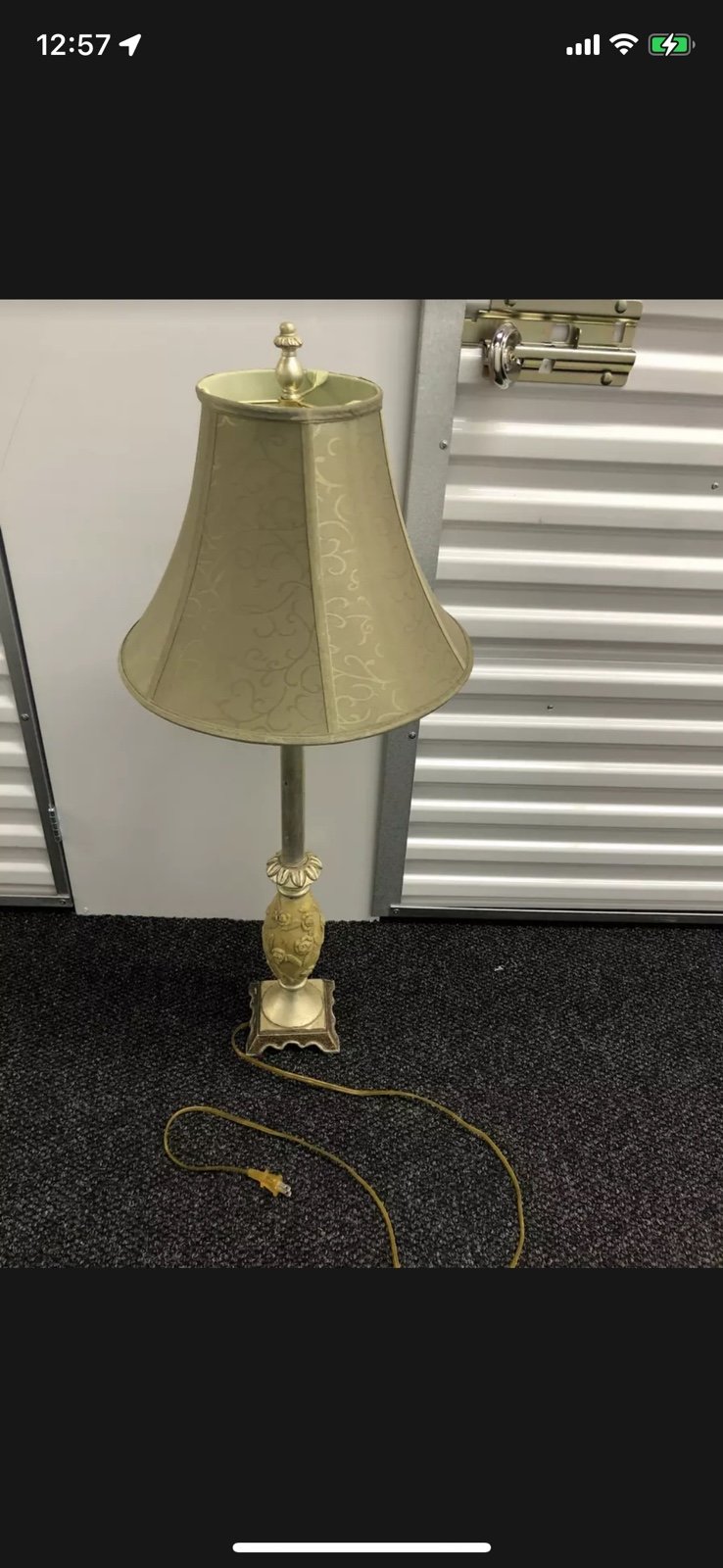 Antique Vintage Standing Lamp with Shade