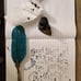 Feather Pen and Ink Set, Glittering Quill Pen Set Antique Calligraphy Dip Pen