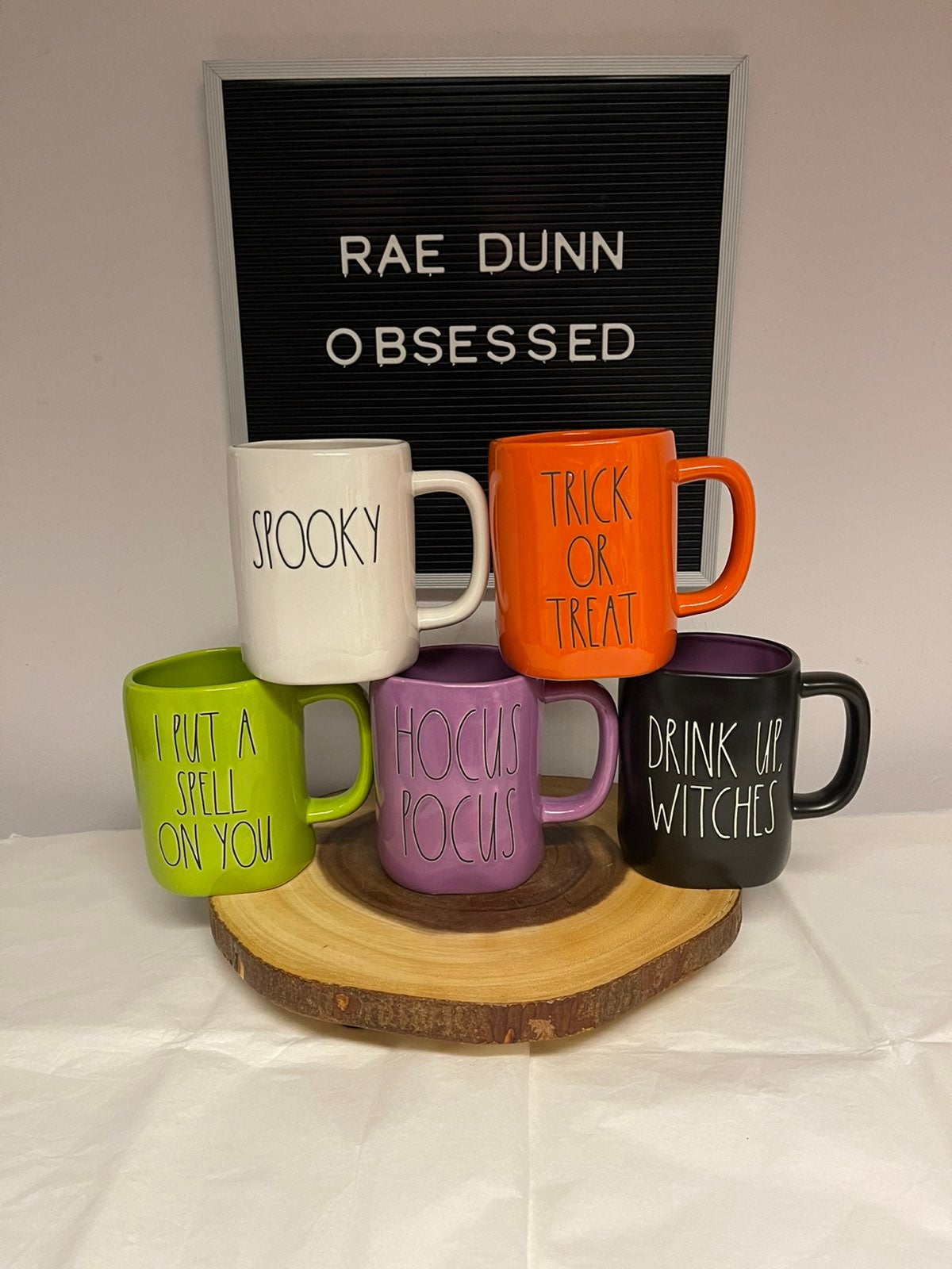 Rae Dunn Halloween Mugs Bundle