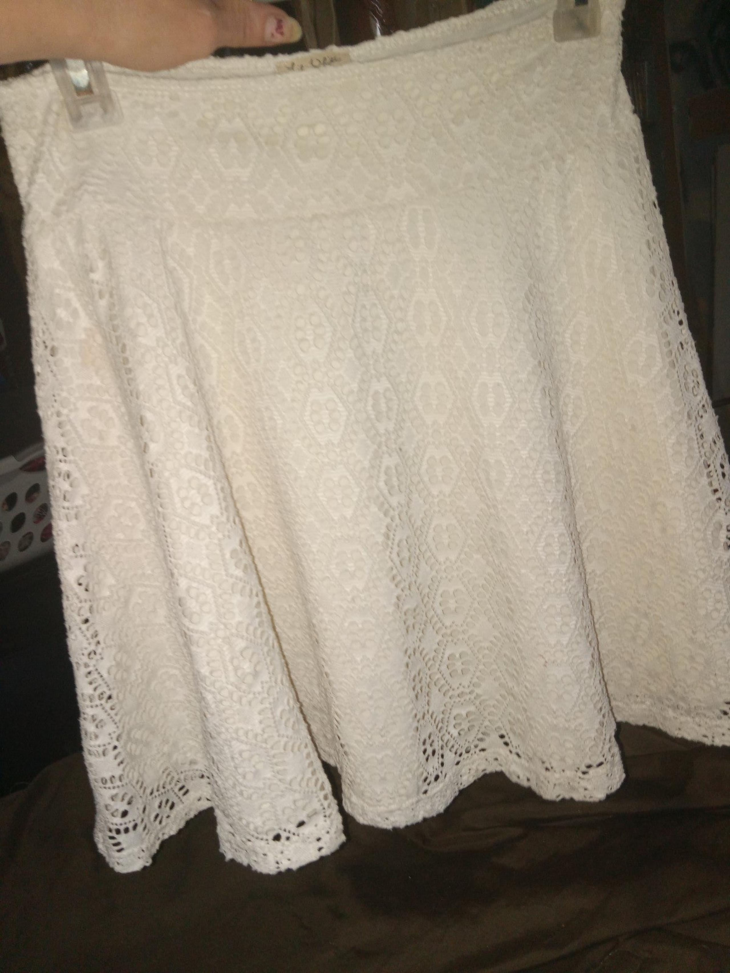 Lace skirt, short