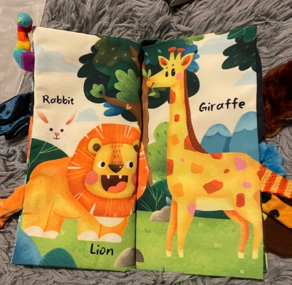 Baby Books 0-6 Months - 2PCS Baby Toys 6 to 12 Months Touch & Feel