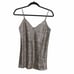 Vince Floral Camisole Frayed V-neck Spaghetti Straps Silk S New