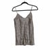 Vince Floral Camisole Frayed V-neck Spaghetti Straps Silk S New