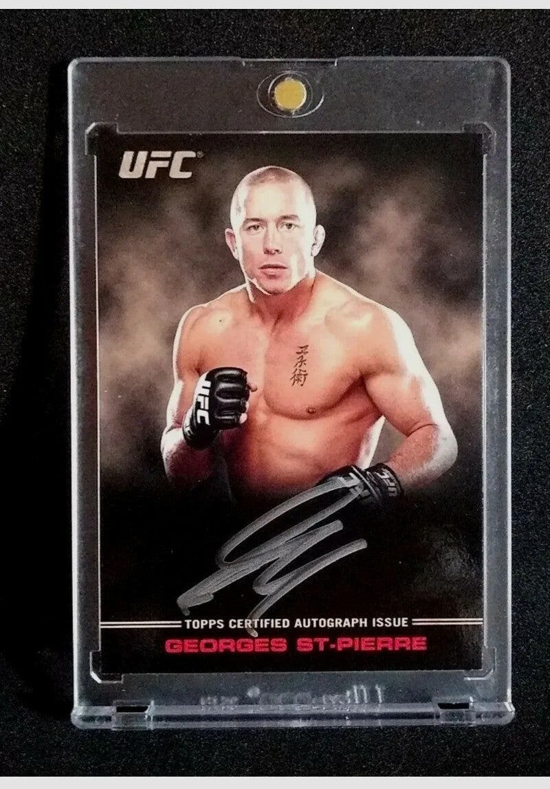 UFC Georges St-Pierre /99 On-Card Autograph