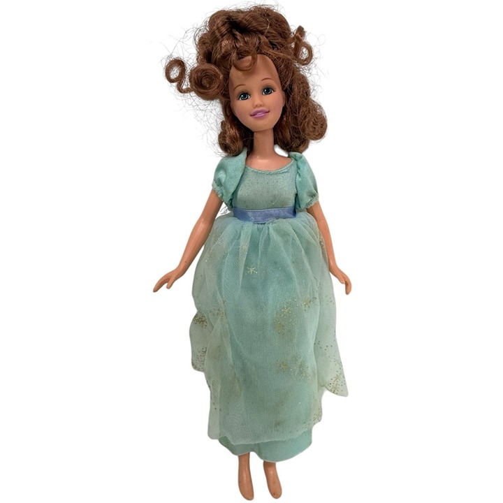 HTF 1997 VERSION! Vintage Disney Peter Pan Flying Wendy Doll in ORIGINAL OUTFIT