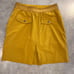 Athleta Vienna Cargo Skort skirt shorts Gold women size 4 athletic casual sporty